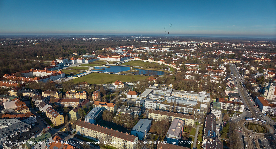 07.01.2023 - Umgebung vom Schloß Nymphenburg